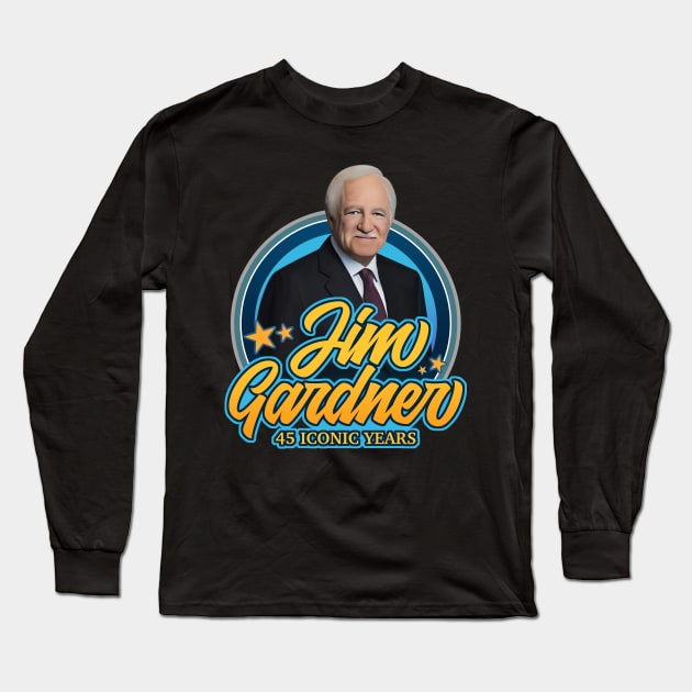 Jim Gardner Long Sleeve T-Shirt by Trazzo